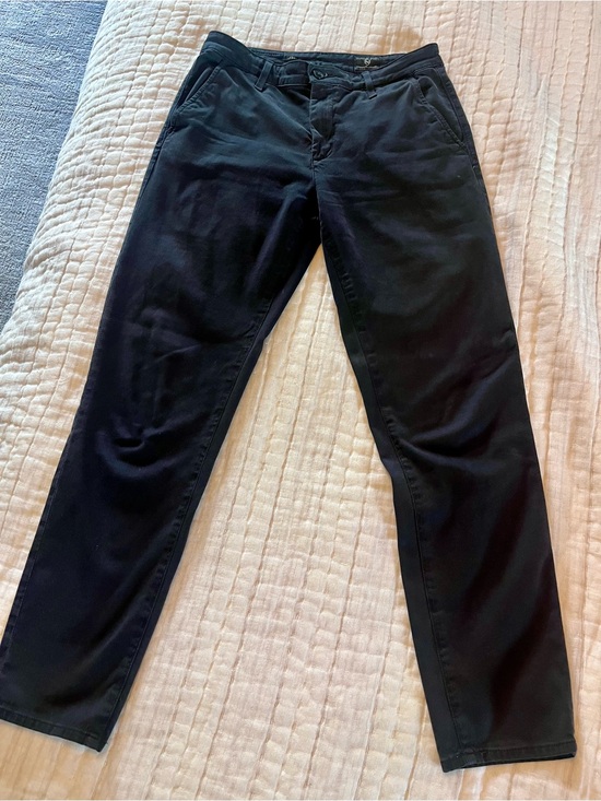 Ag Adriano Goldschmied Pants - Ag Adriano Goldschmied Black Straight Leg chinos